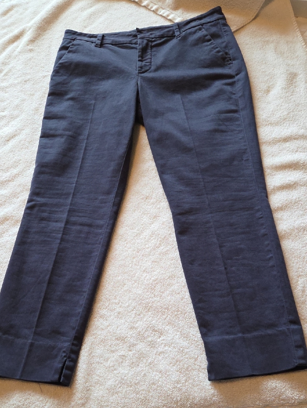 Level 99 Midnight Navy Petite Trousers